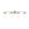 Z-Lite Vaughn Vanity, 4-Light, 7.75 In.W x 31.5 In.L x 9.5 In.H, Brushed Nickel/Matte Opal 735-4V-BN - alternate 7